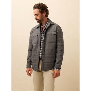 Faherty Atmosphere Packable Jacket - AshSize Medium